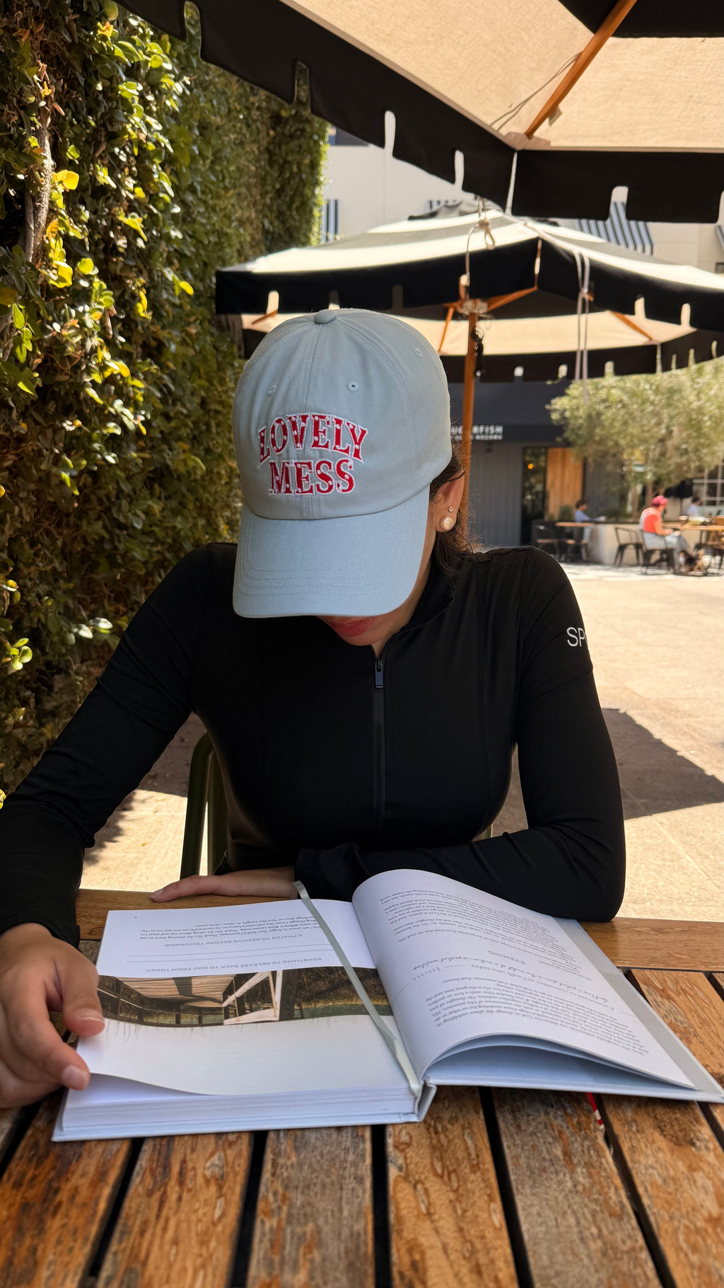Lovey Mess Embroidered Cap