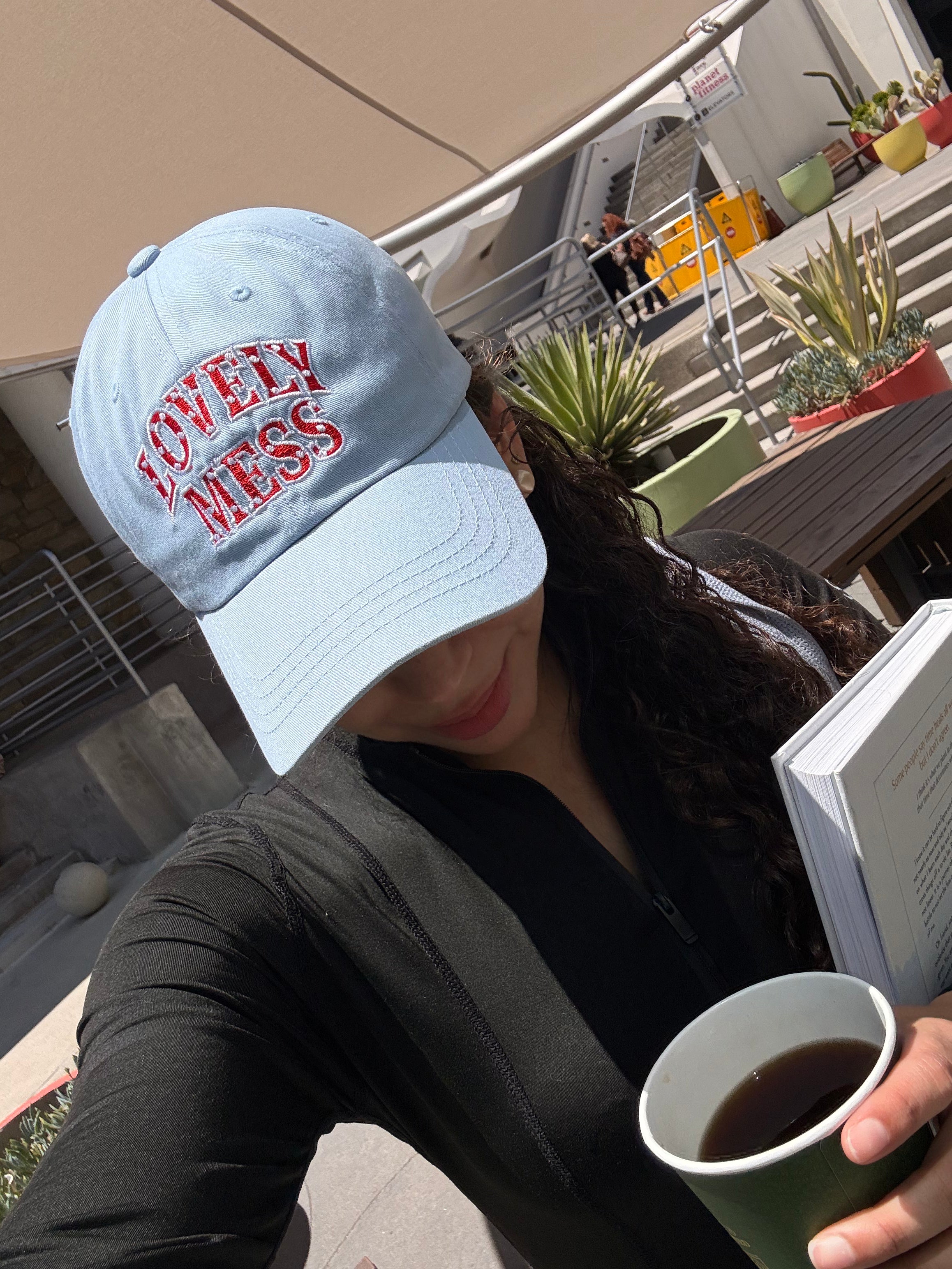 Lovey Mess Embroidered Cap
